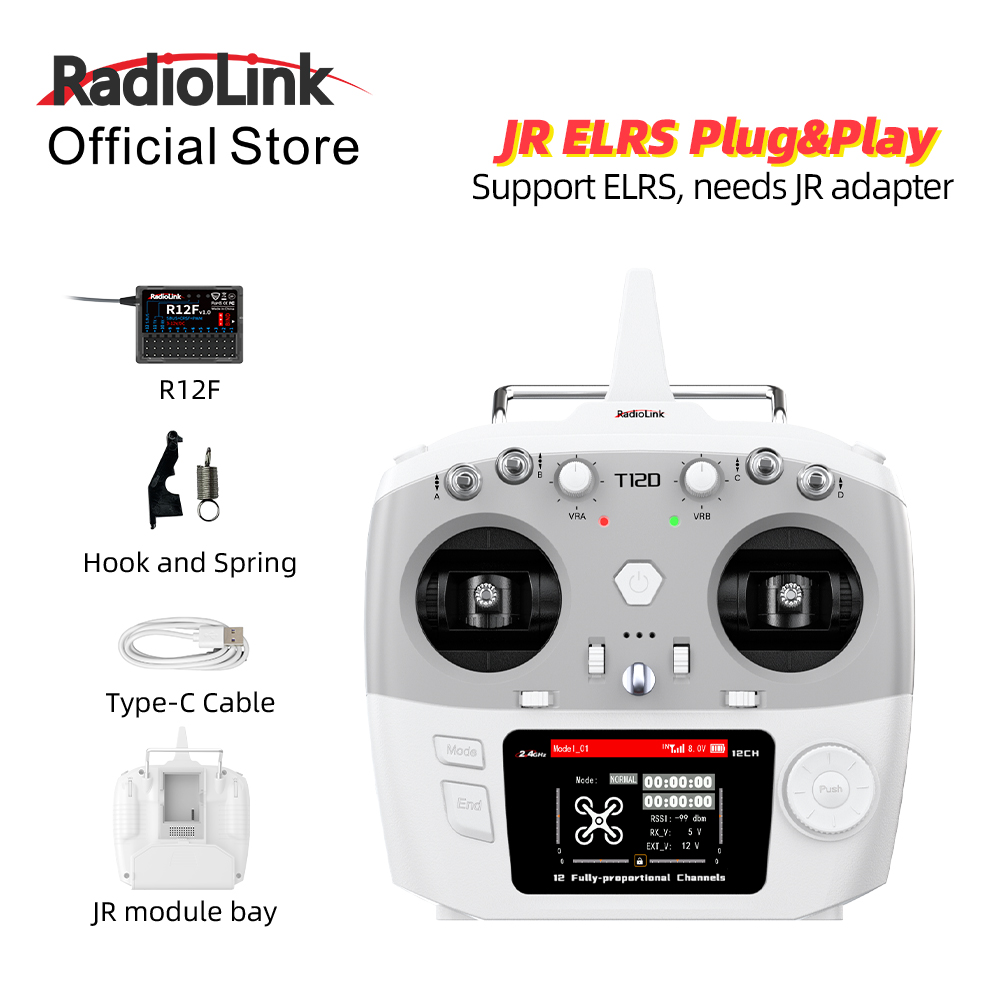 RadioLink T12D JR-module, 12 k - Drone Rc Leading recensie en prijs