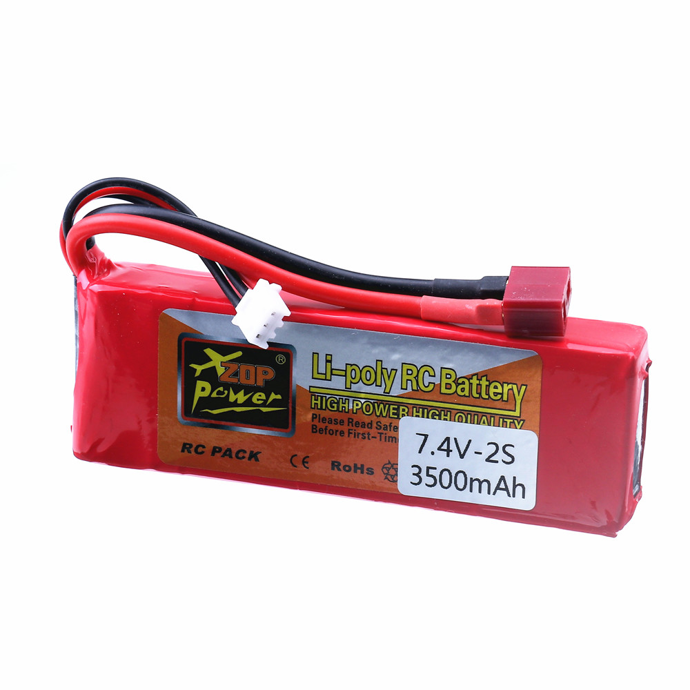 Lipo Batterij 2S 7.4V 3500Mah  - Drone Rc Leading recensie en prijs