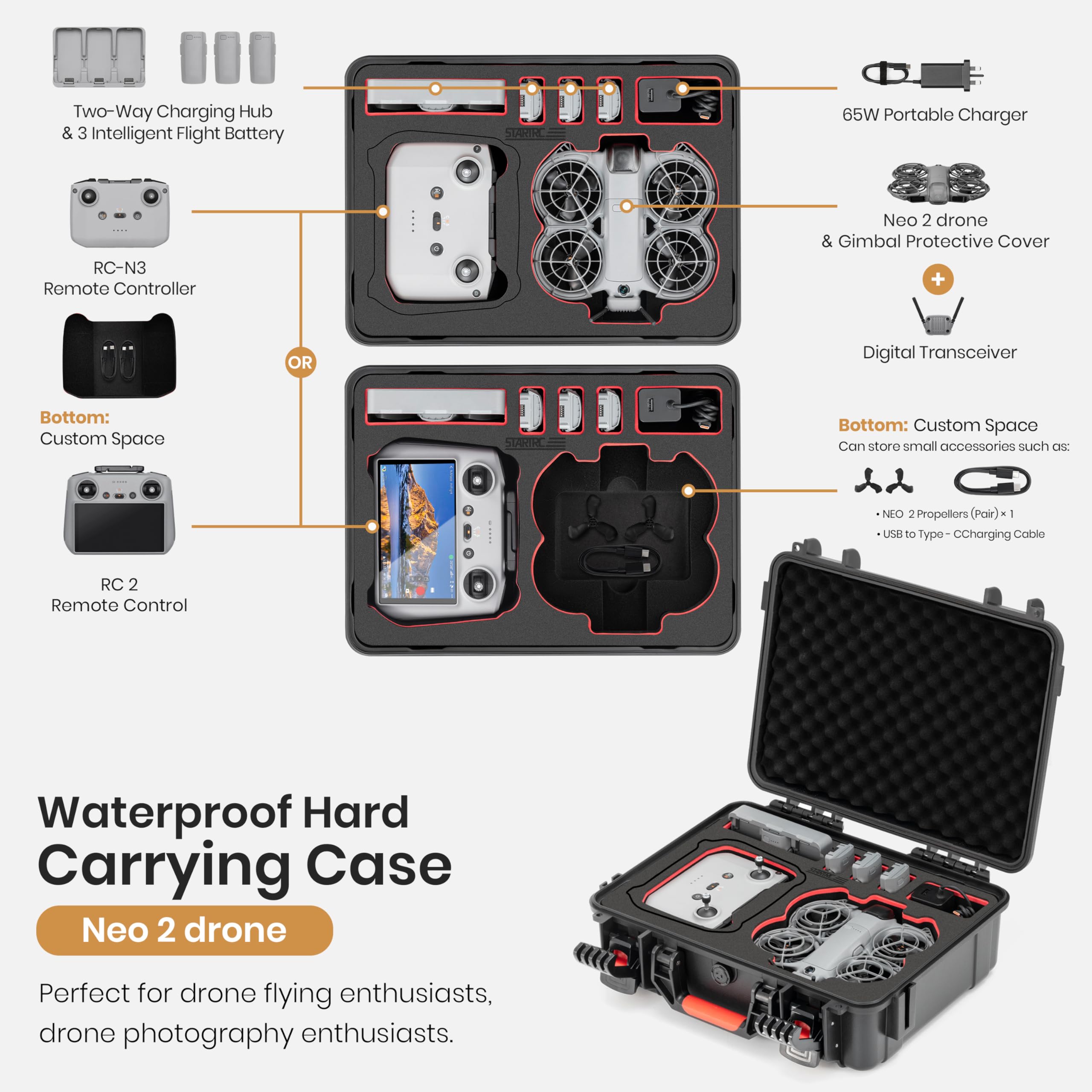 STARTRC Waterdichte Harde Draa - Drone Rc Cover recensie en prijs