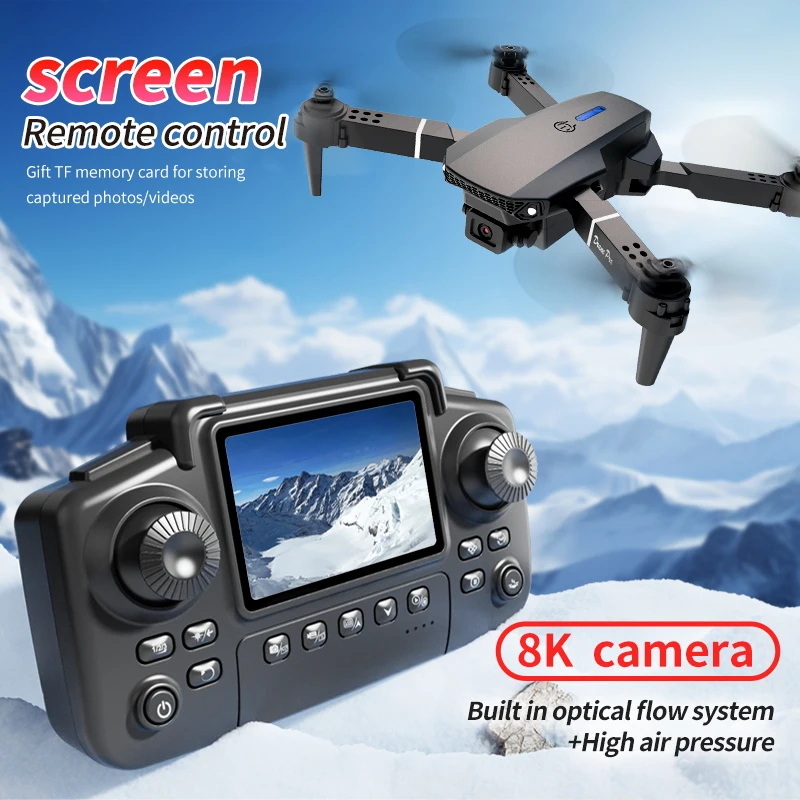 E88 PRO Drone met scherm 4K HD - Drone E88 Rc Quadcopter recensie en prijs